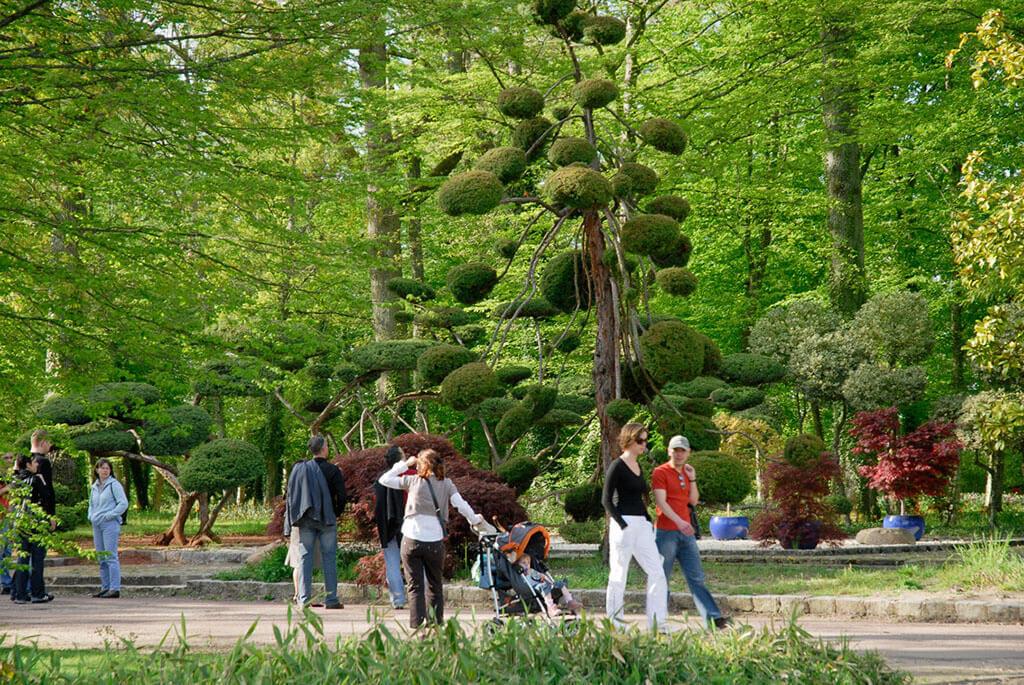 Le public au Parc Floral