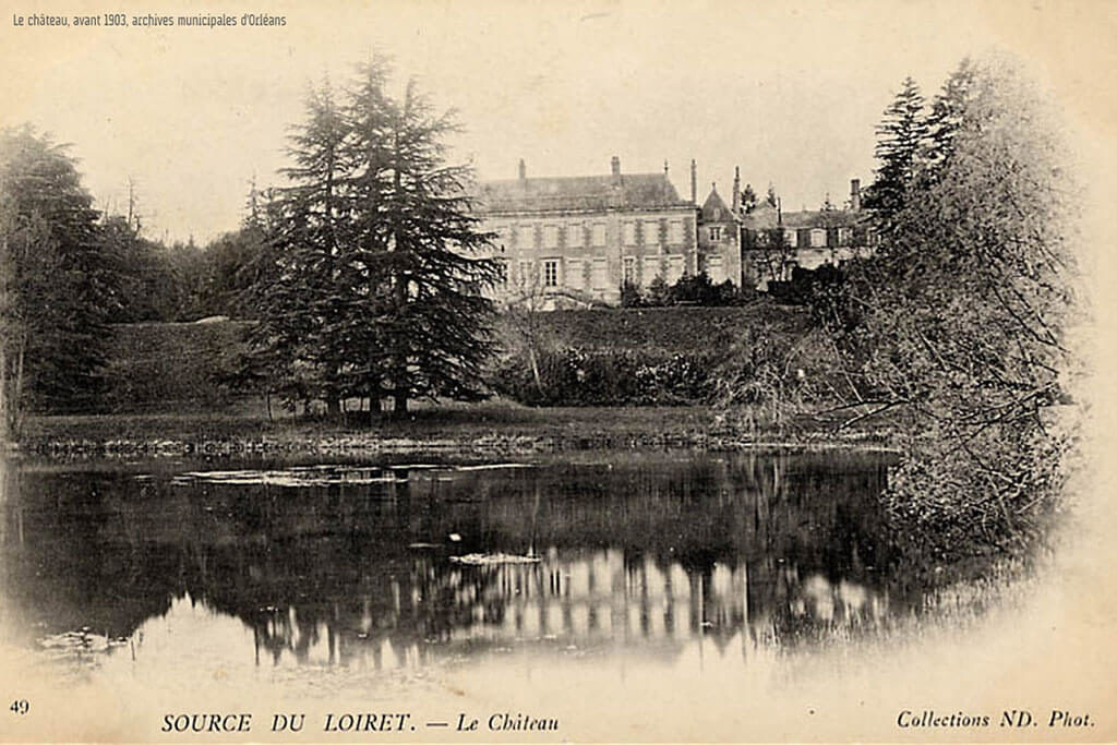 Le château du Parc Floral avant 1903